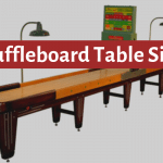 shuffleboard table sizes guide