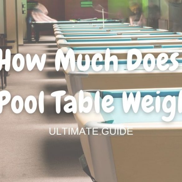 how much does a pool table weigh
