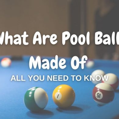 what are pool balls made of